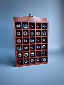 Vintage Display Eyeball Collection-(RED)