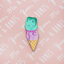 Load image into Gallery viewer, Enamel Pin - Ice Cream Doll Heads