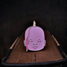 Load image into Gallery viewer, Enamel Pin - Doll Head Candle