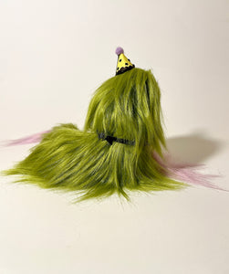 Slug In A Wig - Medium- Surreal Pastel Sculpture