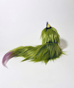 Slug In A Wig - Medium- Surreal Pastel Sculpture