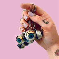 Blinking Doll Eye Keychain