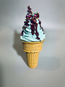 Mint Choc Eyeball Ice Cream Sculpture